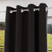 Soleil d'Ocre Verduistering Rideau Black Out, Polyester, Zwart, 140 x 180 cm