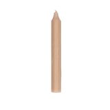 Bougie de dîner, couleur sable, 18 cm
