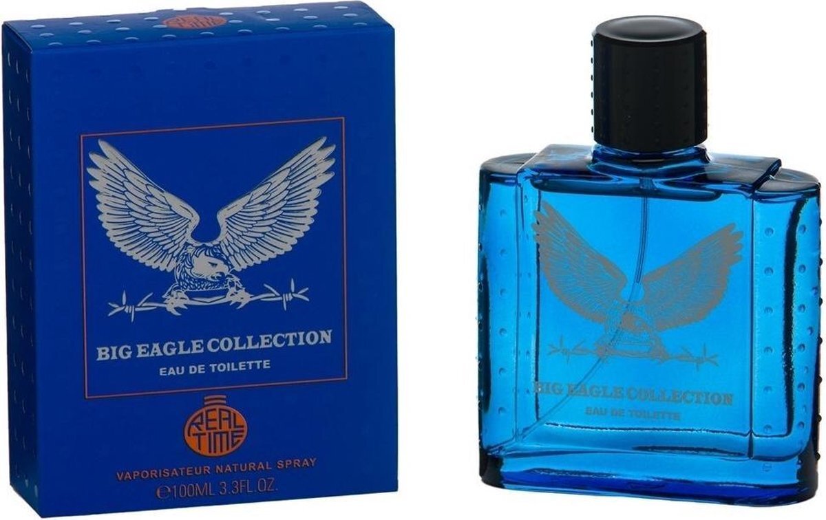 Real time Eau de toilette 100 ml Man"Big Eagle Blue" - real-time