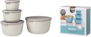 Mepal Cirqula Multikom Vershouddoos Set - 4-Delig - Nordic White