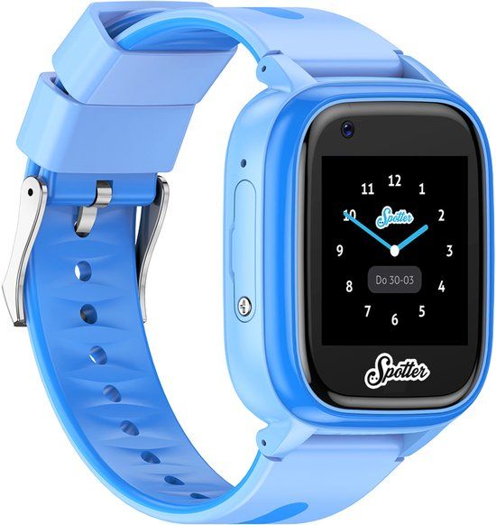 Spotter Explorer 4G GPS Kids Smartwatch - Blue - Camera, Call & Chat - Waterproof - SIM Card Included
