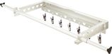 StarTech Wasmachine-droogrek - Uittrekbaar wasrek model S - Aluminiumlegering - 7 klemmen - Ruimtebesparend - Geschikt voor binnen- en buitengebruik - Wit