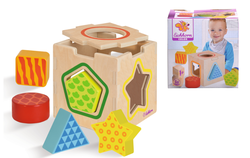 Eichhorn 100002254 Motoriek Speelgoed - Hout - Multi - 1 Jaar+
