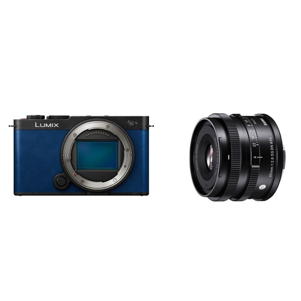 Panasonic Panasonic Lumix S9 Body Night Blue + Sigma 45mm F/2.8 DG DN Contemporary L-mount