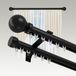 Double Curtain Rods for Modern Interiors