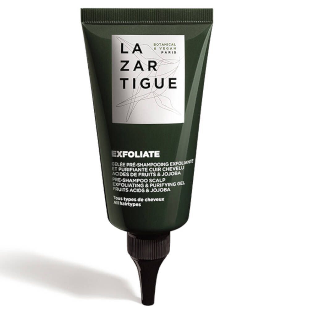Lazartigue Lazartigue Exfoliate Pre-Shampoo Scalp Exfoliating & Purifying Gel Fruits Acids & Jojoba 75 ml