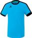 Erima Retro Star Shirt Korte Mouw Kinderen - Zwart / Curaçao | Maat: 116