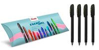 Pentel BL417R Energel Eco Gel rollerball 96% gerecycled materiaal 0,7 mm zwart 4 stuks