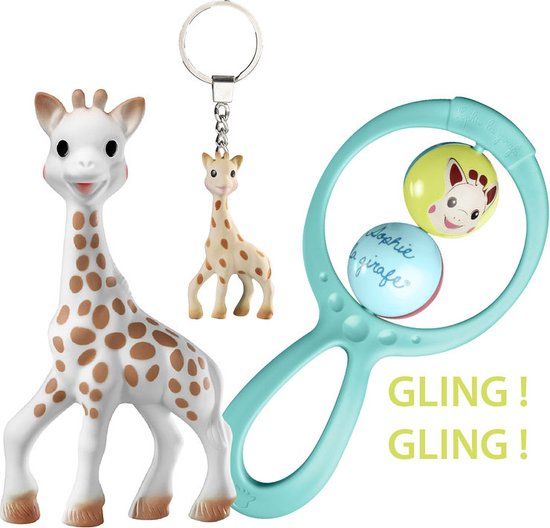 Sophie de giraf Cadeauset - Geboorte geschenkset - 3-Delig