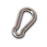 Chapuis VPO00 karabijnhaak, verzinkt staal, diameter 5 mm, lengte 50 mm