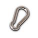 Chapuis VPO00 karabijnhaak, verzinkt staal, diameter 5 mm, lengte 50 mm