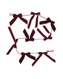 HEMA Guirlande De Noël 2 m Petits Nœuds (bordeaux)