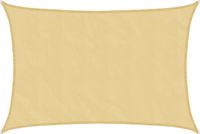vidaXL Zonnezeil 3,5x4,5 m 100% polyester oxford zandkleurig