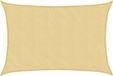 vidaXL Zonnezeil 3,5x4,5 m 100% polyester oxford zandkleurig