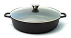 Baumalu 384920 Low Slow Cooker 32 cm glazen deksel, gegoten aluminium