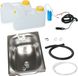 12V Mini-keuken, verkoopstand, bouwpakket, spoelbak, 325x265x150mm, wit, geschikt voor campers