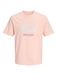 JACK & JONES Shirt donkerblauw / pastelroze / wit