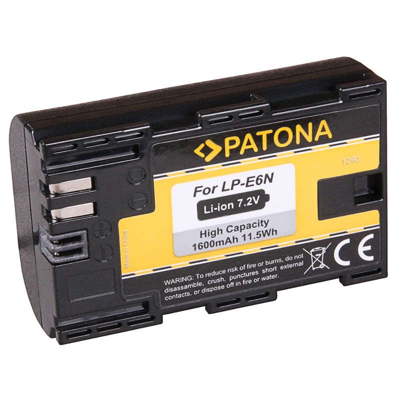 Patona Canon LP-E6N accu