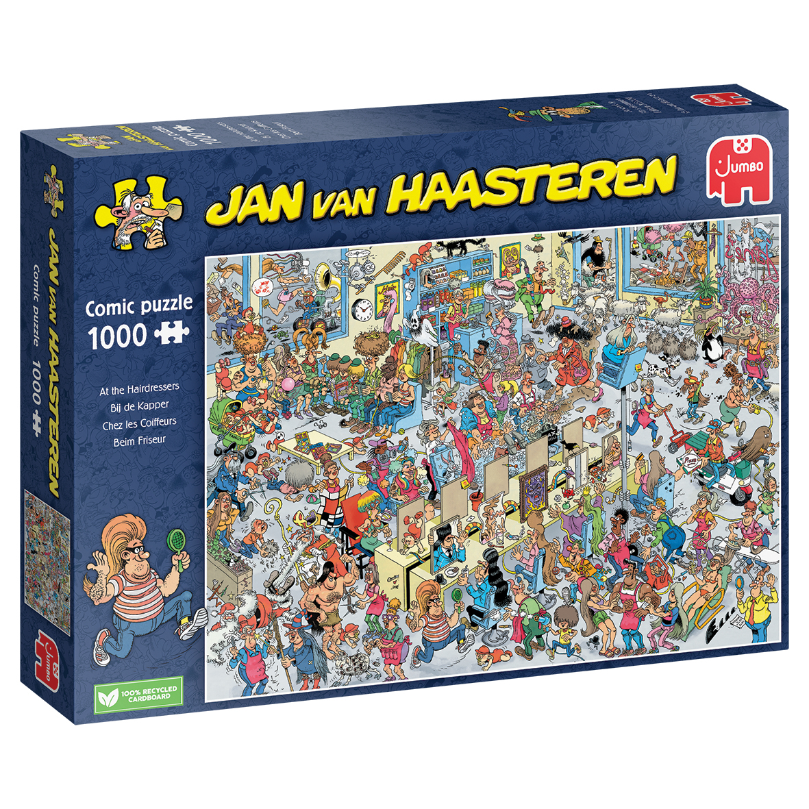 Jumbo Jan van Haasteren Bij de kapper 1000 stukjes - Legpuzzel voor volwassenen