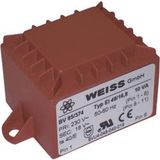 Weiss Elektrotechnik 85/378 Printtransformator 1 x 230 V 2 x 12 V/AC 10 VA 417 mA