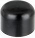 Alberts Paalkap voor ronde metalen paal, Kunststof, Zwart, 34 mm, Set van 20