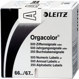 Leitz Orgacolor letterruiter 'I', op rol, grijs
