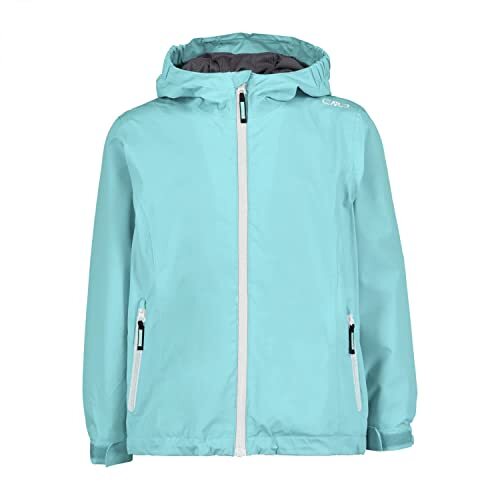 CMP Wind- en waterdichte regenjas voor meisjes, Wp 10.000 KID G JACKET FIX HOOD