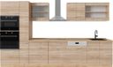 Vicco R-Line Complete keuken – 350 cm, WB Eik Sonoma/Goudkraft eik