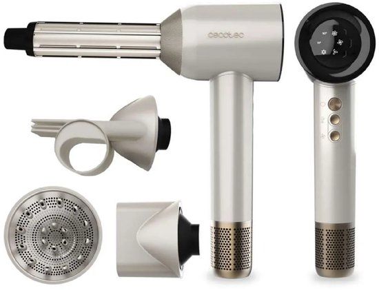 Cecotec Föhn DRY GLAM WAVES CHAMP 103715 Champagne 1600 W
