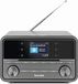 TechniSat DIGITRADIO 587 Internetradio, DAB+, FM, CD-speler, Spotify Free, Bluetooth, USB, Wekker, WLAN, App-bediening, 2,8 Zoll Farbdisplay, 20 Watt, Anthrazit