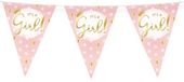 Office Paper Dreams BV Party flags foil it's a girl! | 6 stuks