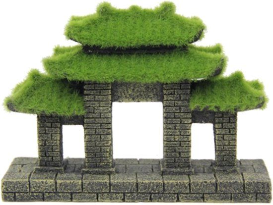 Smulders Mos Tempel - 14.3x5x10.2 cm - Aquarium decoratie
