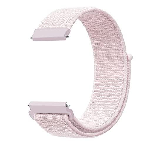 By Qubix Qubix Samsung Galaxy Watch 5 Pro 45mm Sport Loop bandje Lichtroze