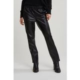 River Woods Pantalon droit taille haute en similicuir