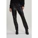 River Woods Pantalon droit taille haute en similicuir