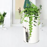 KADAX Bloempot van keramiek, wit, diameter 9 cm