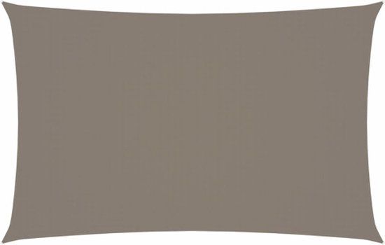vidaXL Zonnescherm rechthoekig 2x5 m Oxford stof taupe