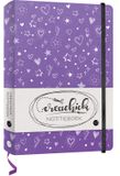 CreaChick notitieboek - paars - 208 pagina's - gelinieerd