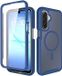 Selected by GSMpunt.nl Samsung Galaxy A17 / A16 / A26 Hoesje met Ingebouwde Screenprotector, Compatibel met MagSafe / Qi2, Full Protect, Schokbestendige Beschermhoes, Case Matte Blauw