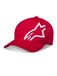 Alpinestars Heren Hat/Beanie Corp Shift 2 Flexfit herenhats, rood/wit, S/M