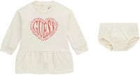 Jurk met onderbroek voor enfants 12 ans blanc cassé Manches longues A-line Coton