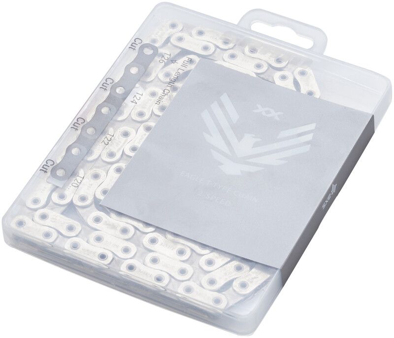 SRAM XX Eagle T-Type Chain - 12 Speed - 126 Links - Silver