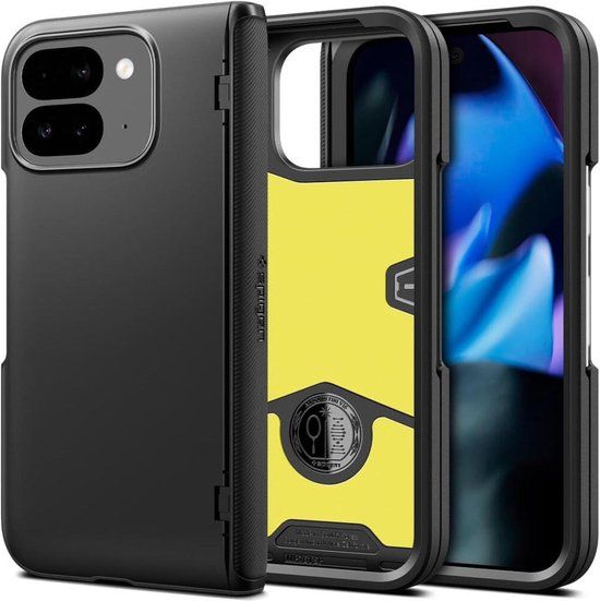 Spigen Slim Armor Pro Hoesje Geschikt voor Google Pixel 9 Pro Fold - Zwart