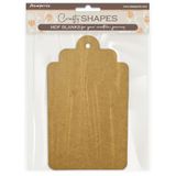 Stamperia - Crafty Shapes for Scrapbooks, Albums, Cards, Bullet Journals and More, Decorate with Papers and Paint, Perfect for Hobbies, Crafts, and Gifting (A New Beginning, Tag)