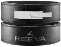 Reeva Reeva Carbon Leer Lifting Belt - Halterriem - Zwart