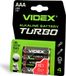 VIDEX Turbo LR03T/AAA piles alcalines, 4 pièces, emballage blister