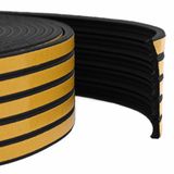 vidaXL Zelfklevende raamdichting Zwart 15 x 8 mm 50 m EPDM-schuin