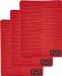 DB Skimboards EVA Traction 3-Pack Rood