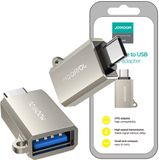 Joyroom Type-C Male naar USB Female Adapter - Zilver