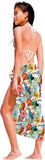 FIESTAS GUIRCA Pareo Exotic Stoffen sjaal voor zomerfeesten en afstudeerfeesten, ideaal accessoire voor Hawaiiaanse feesten en andere gelegenheden, meerkleurig, 150 x 100 cm
